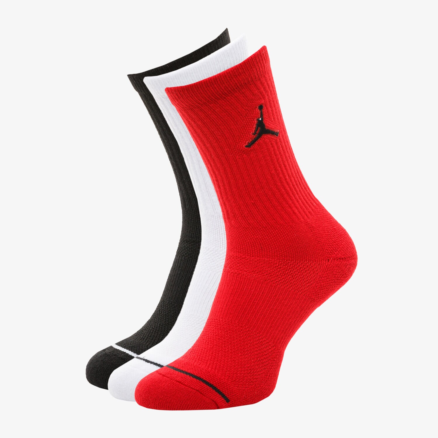 Skarpetki sportowe damskie JORDAN SKARPETY UNISEX JORDAN JUMPMAN CREW SOCKS (3 PACK) SX5545-011 MULTICOLOR