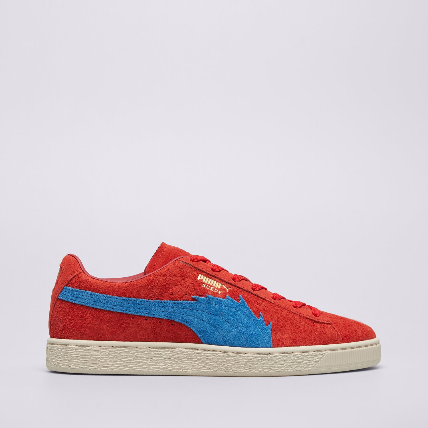 Buty sneakersy męskie PUMA SUEDE 3 ONE PIECE 39652001 CZERWONY