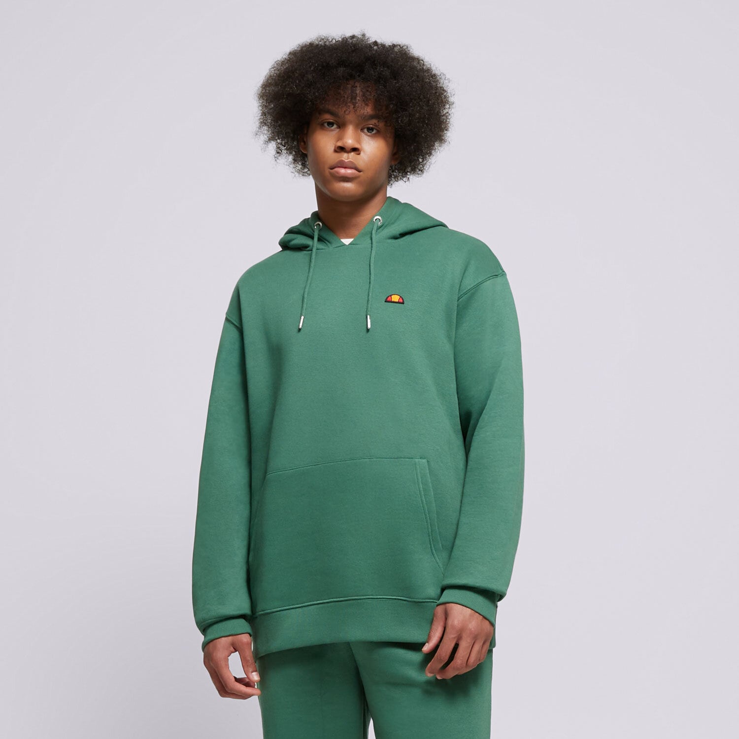Bluza męska ELLESSE BLUZA Z KAPTUREM VARON OH HOODY GREEN SMG22037503 ZIELONY