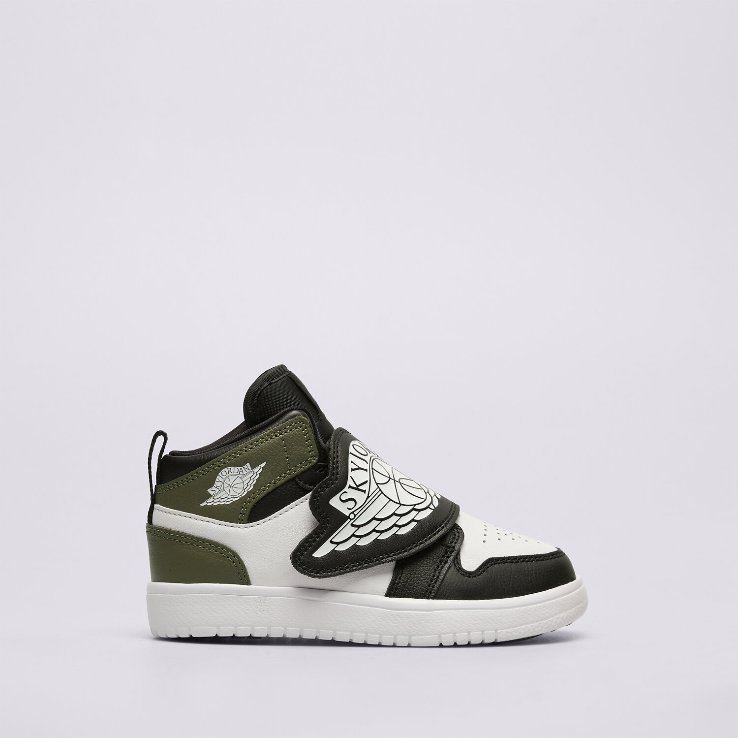 Buty sneakersy dla dzieci JORDAN SKY JORDAN 1 BQ7197-092 KHAKI