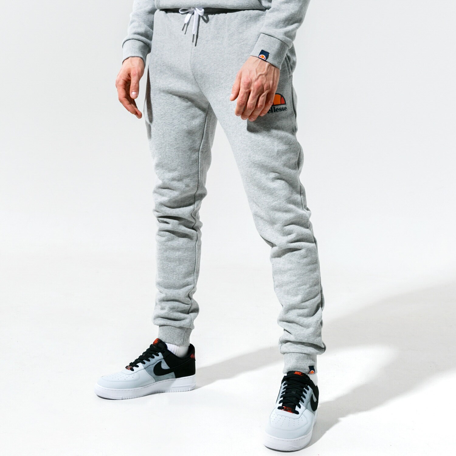 Spodnie sportowe męskie ELLESSE SPODNIE OVEST GREY SHS01763112 SZARY
