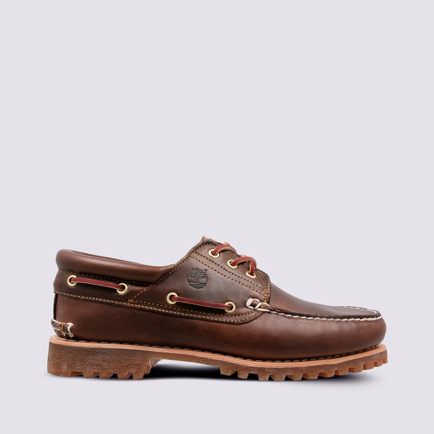 Buty męskie Casual TIMBERLAND BOAT 3-EYE CLASSIC LUG TB0300032141 BRĄZOWY