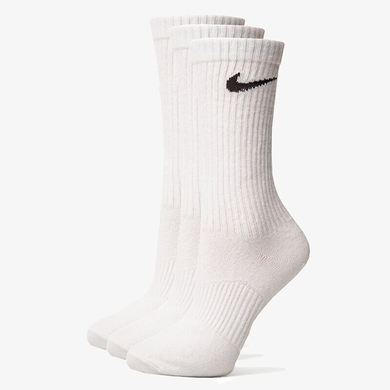 Skarpetki sportowe damskie NIKE SKARPETY 3PPK CREW LIGHT WEIGHT SX4704101 BIAŁY