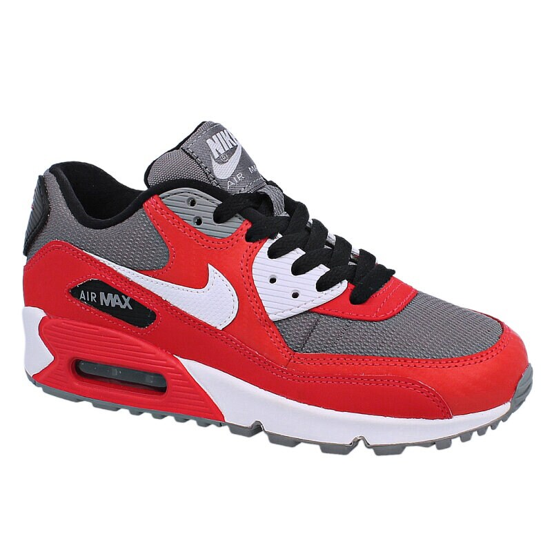 Buty sneakersy dla dzieci NIKE AIR MAX 90 (GS) 307793602 CZERWONY