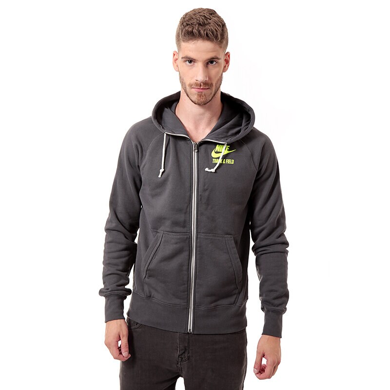 Bluza męska NIKE BLUZA AW77-RU NTF FZ HOODY 616638060 SZARY