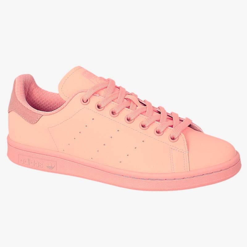 Buty sneakersy damskie ADIDAS STAN SMITH ADICOLOR S80251W POMARAŃCZOWY