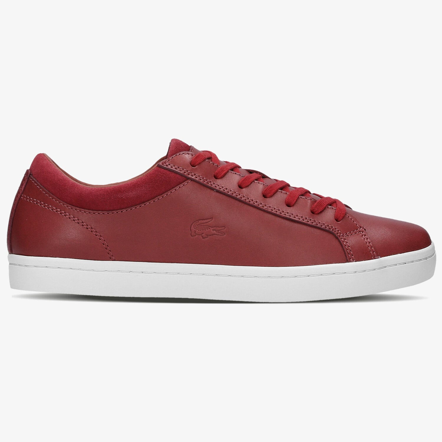 Buty sneakersy męskie LACOSTE STRAIGHTSET 316 732CAM0044112 CZERWONY