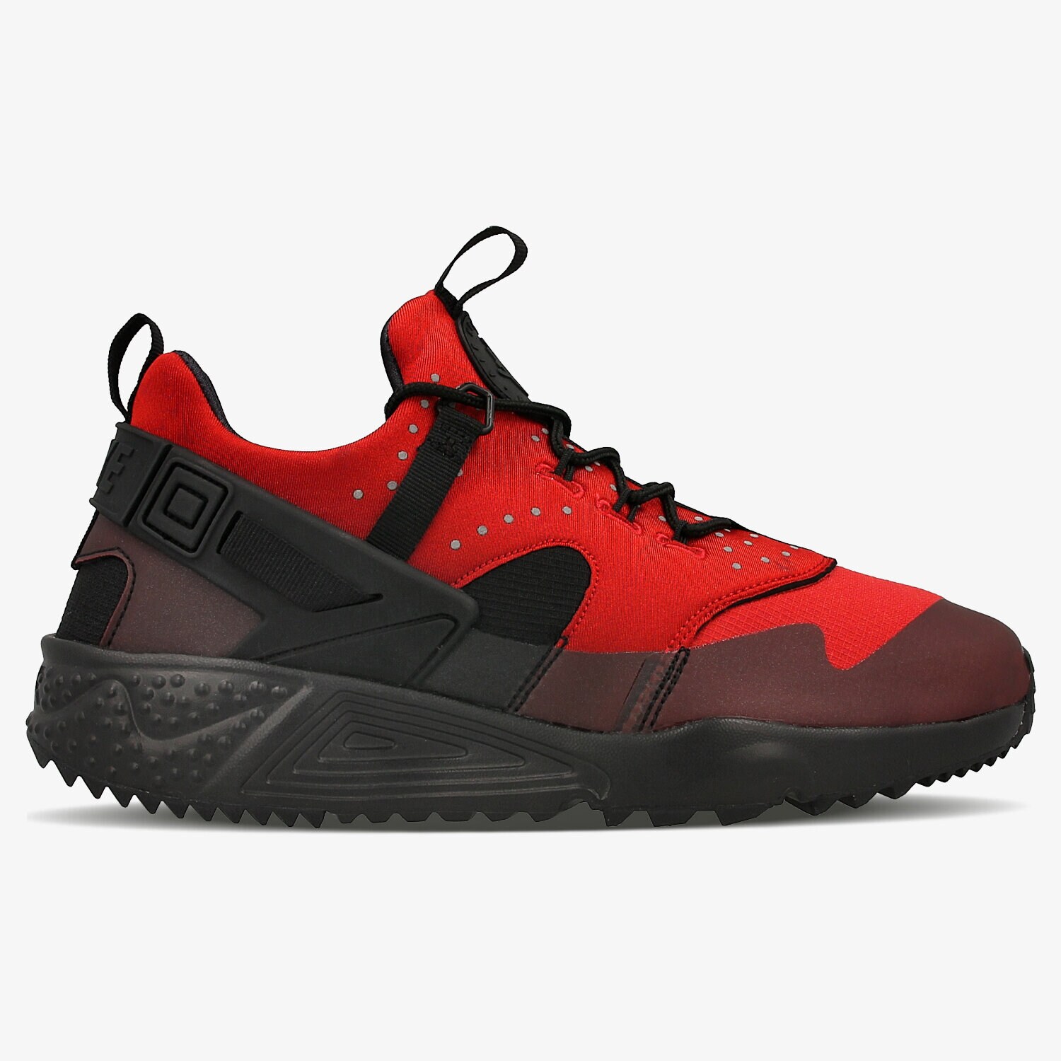 Buty sneakersy męskie NIKE AIR HUARACHE UTILITY 806807600 BORDOWY