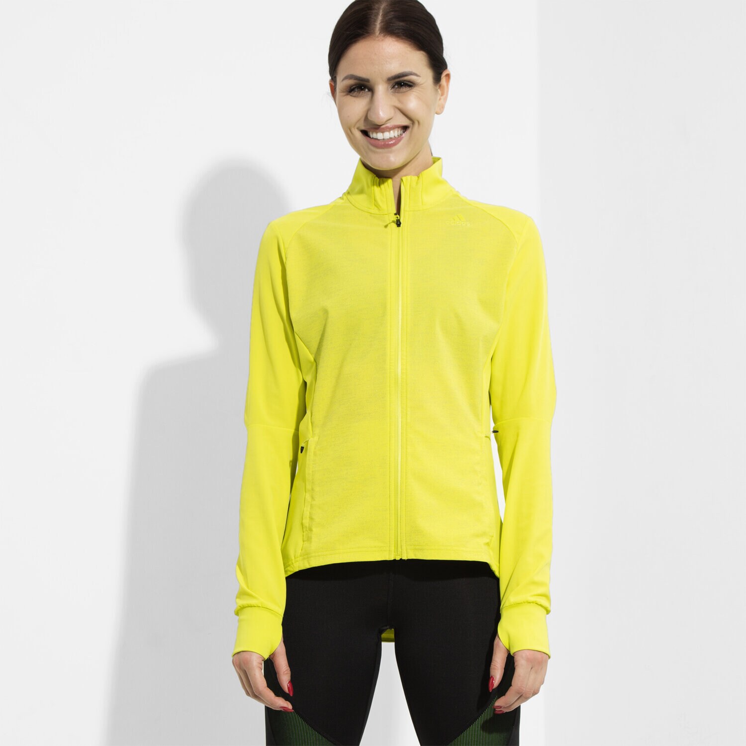 Kurtka wiosenna / jesienna damska ADIDAS KURTKA SN STM JKT W B43386 ŻÓŁTY