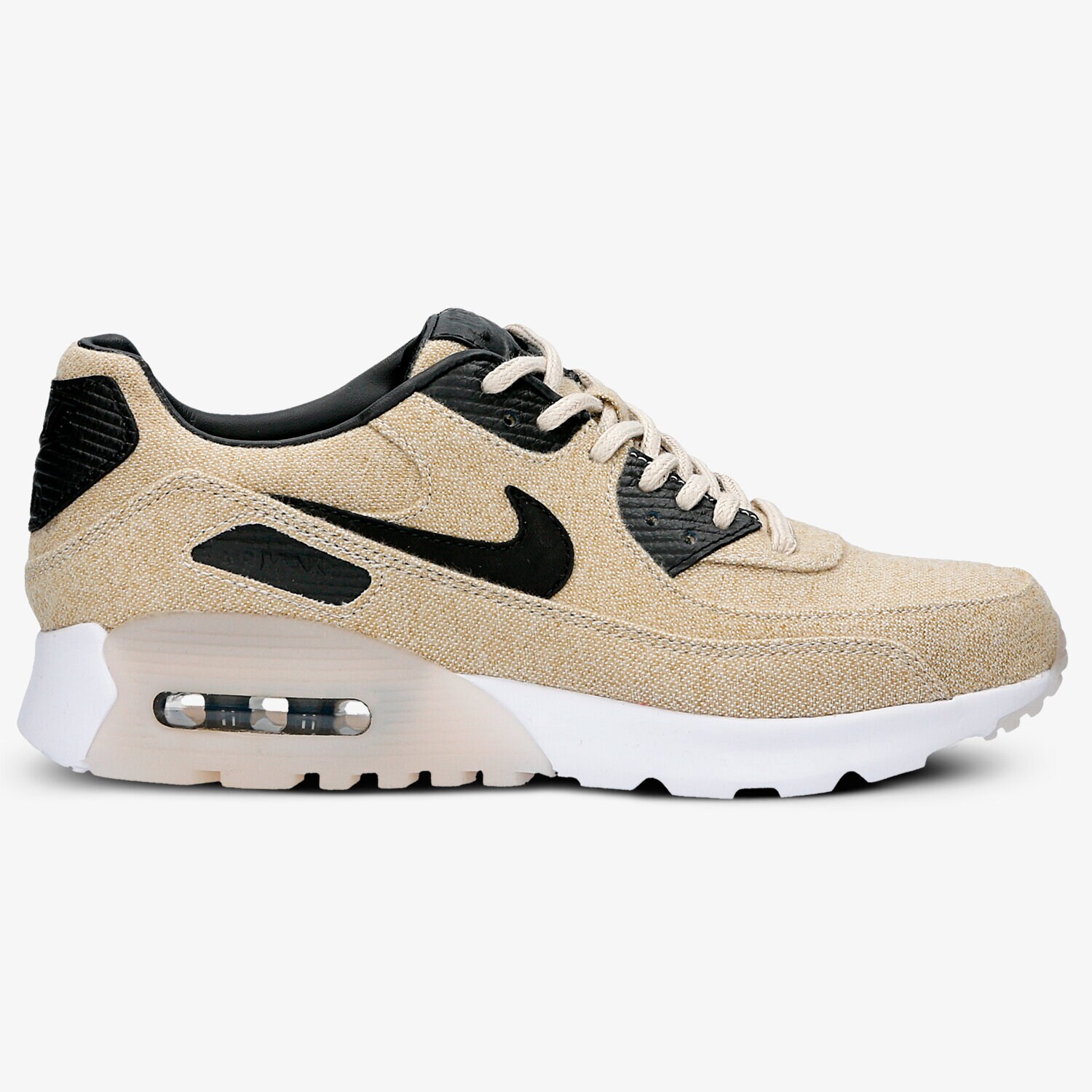 Buty sneakersy damskie NIKE W AIR MAX 90 ULTRA PRM 859522100 BEŻOWY