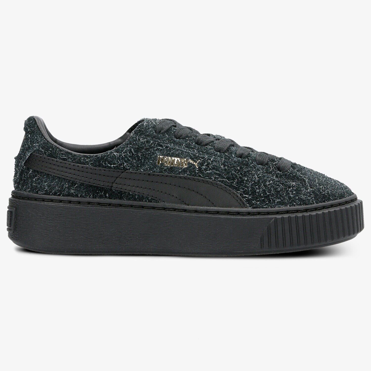 Damskie trampki, tenisówki PUMA SUEDE PLATFORM 36222401 CZARNY