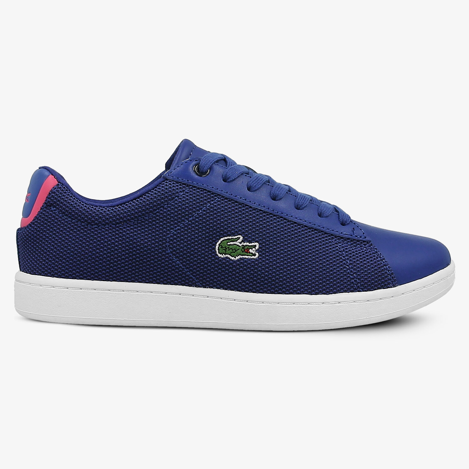 Buty sneakersy damskie LACOSTE CARNABY EVO 117 1 733SPW1010125 GRANATOWY