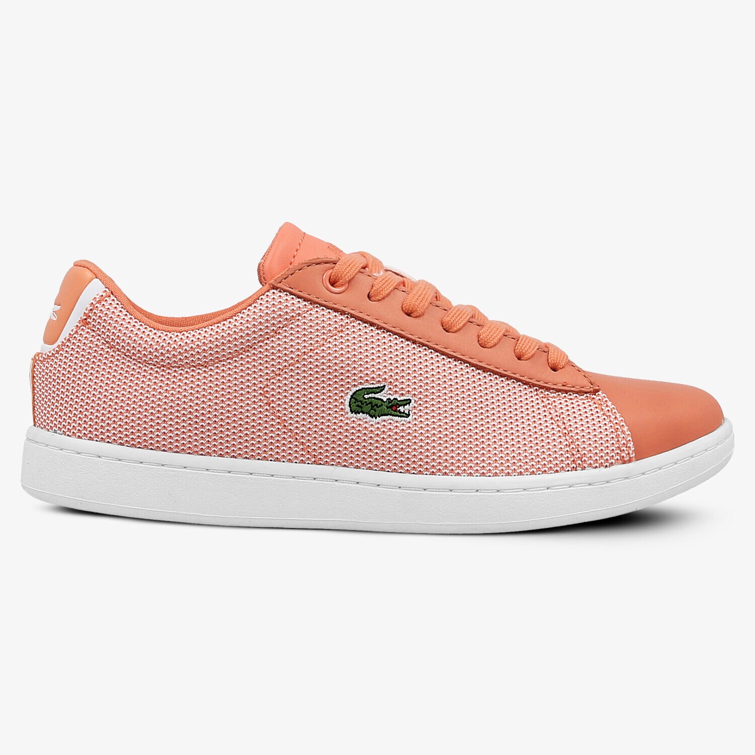 Buty sneakersy damskie LACOSTE CARNABY EVO 117 1 733SPW1010M2W POMARAŃCZOWY