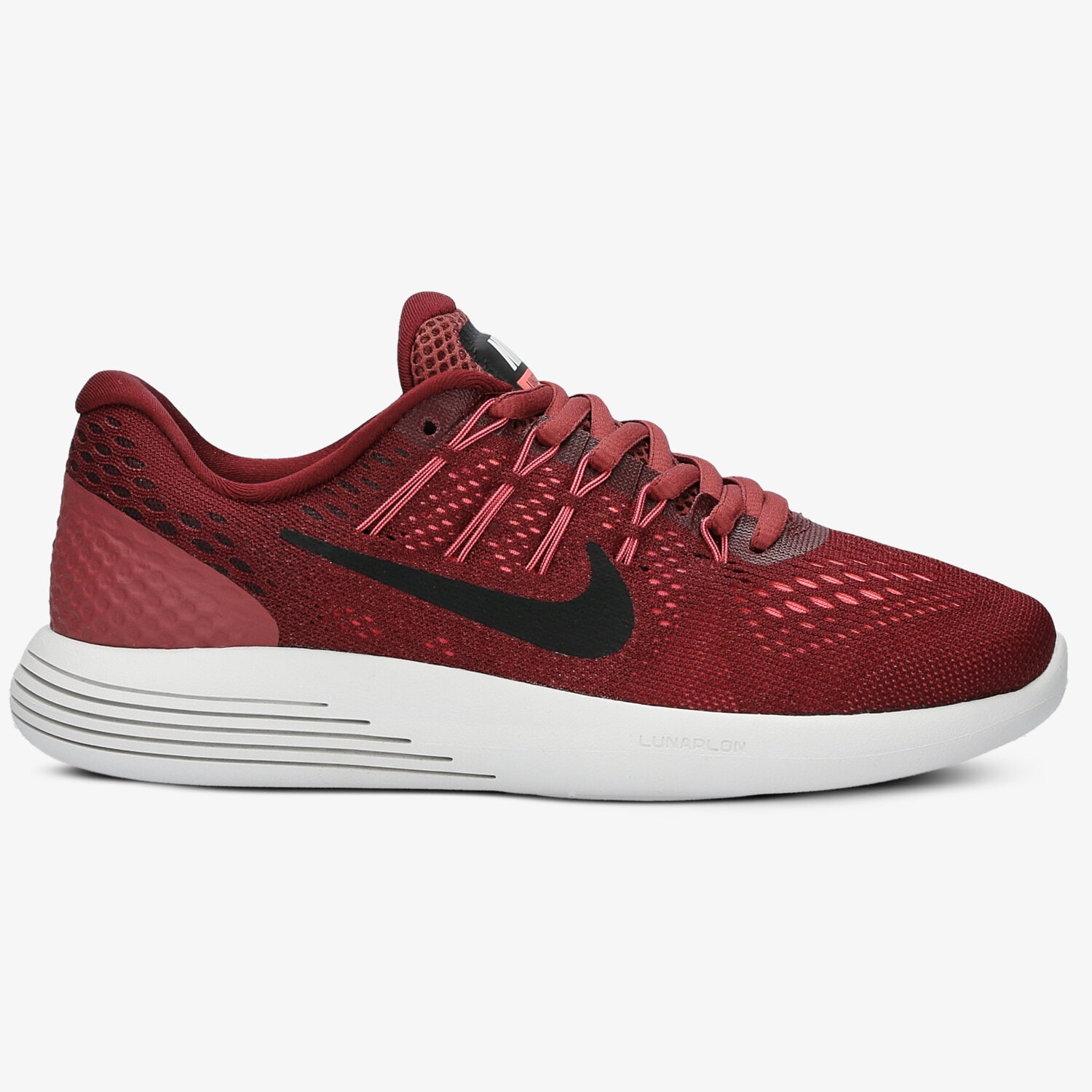 Buty sneakersy damskie NIKE WMNS LUNARGLIDE 8 843726-603 BORDOWY