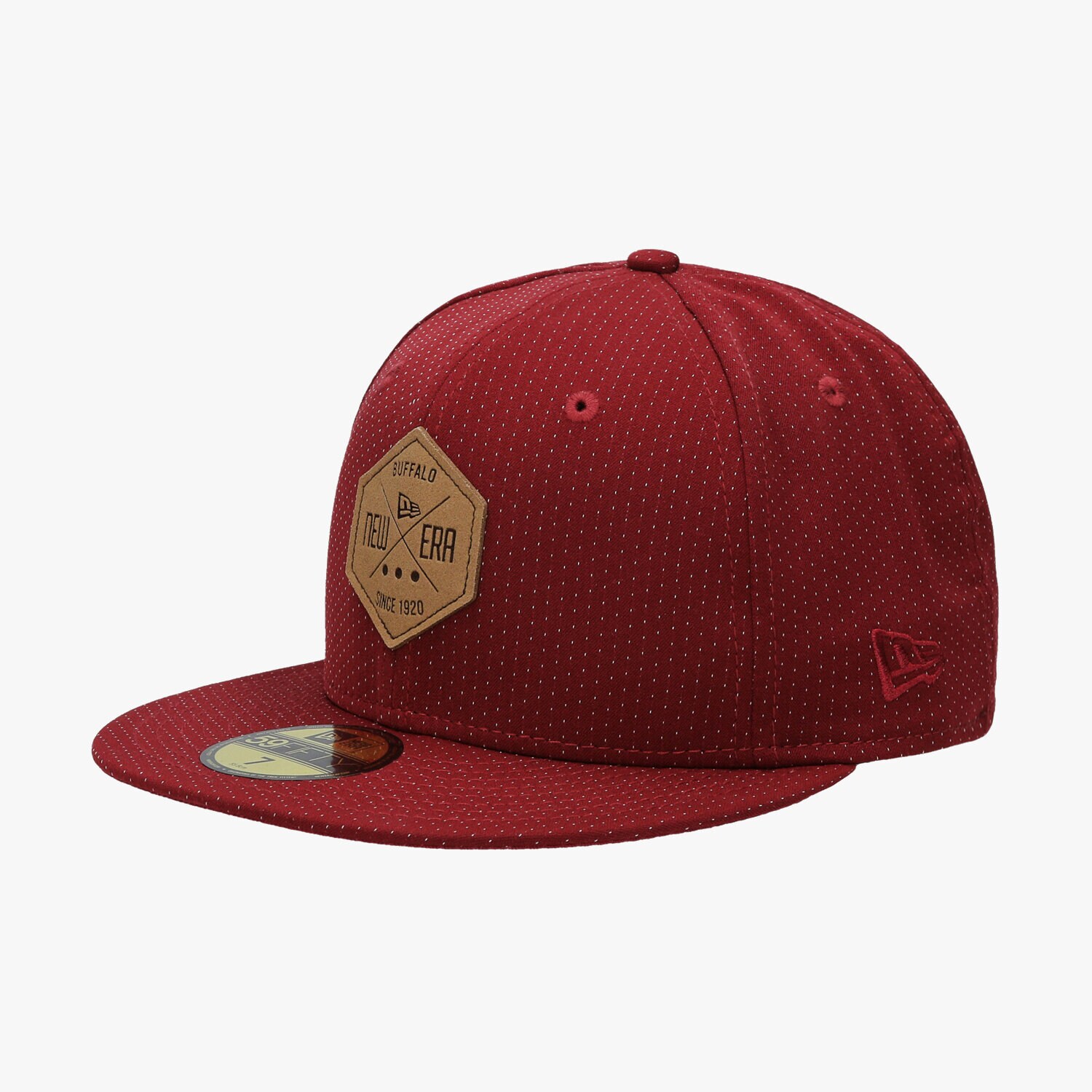 Czapka z daszkiem dla dzieci NEW ERA CZAPKA HEX PATCH FITTED NE MRN 80469159 BORDOWY