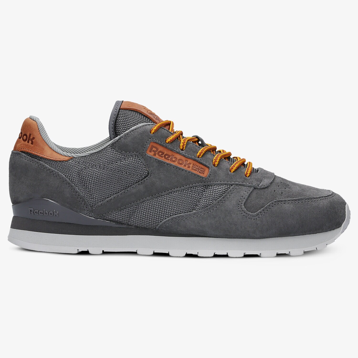 Buty sneakersy męskie REEBOK CL LEATHER OL BD2036 SZARY