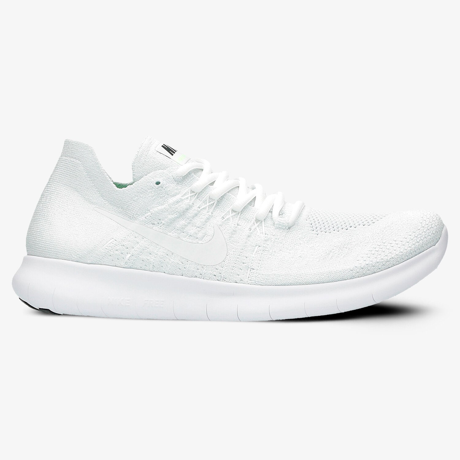 Buty sneakersy męskie NIKE FREE RUN FLYKNIT 2 880843-100 BIAŁY