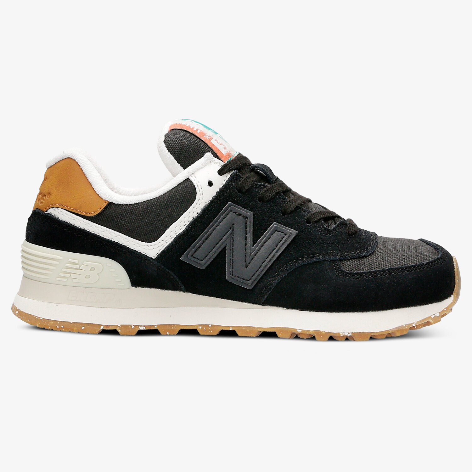 Buty sneakersy damskie NEW BALANCE WL574SEC WL574SEC CZARNY