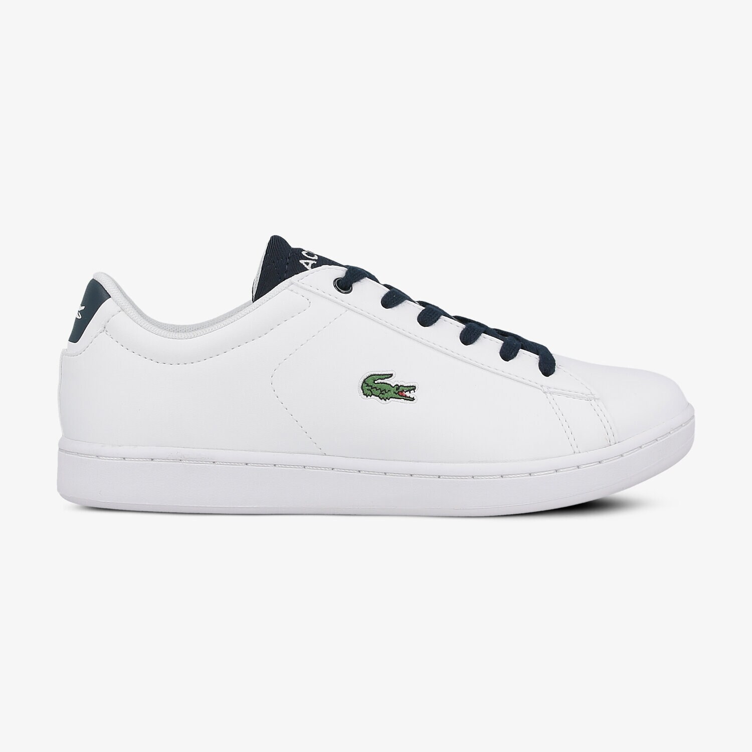 Buty sneakersy dla dzieci LACOSTE CARNABY EVO 317 1 734SPJ0001042 BIAŁY