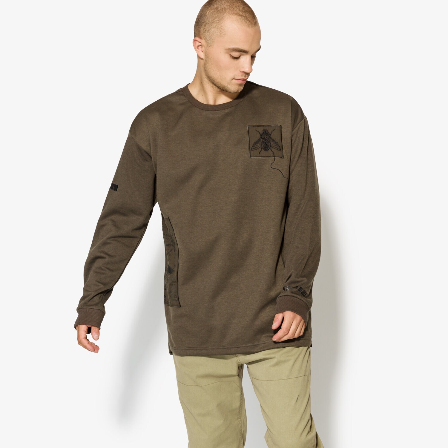 Bluza męska CONFRONT BLUZA JUNIPER CF37BLM03001 BRĄZOWY