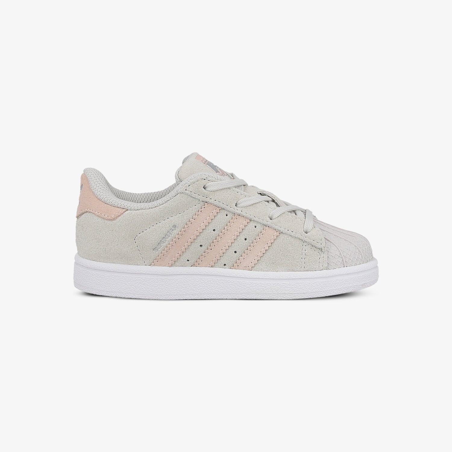 Buty sneakersy dla dzieci ADIDAS SUPERSTAR I BZ0381 BEŻOWY