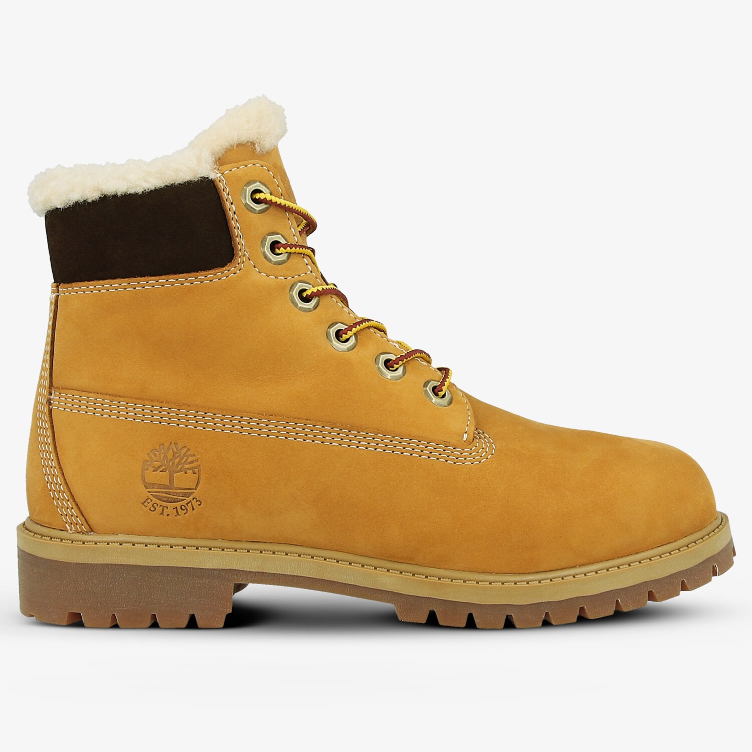 Buty zimowe, trekkingowe, outdoor dla dzieci TIMBERLAND 6 IN PRMWPSHEARLING LINED LINED TB1A1BEI2311 ŻÓŁTY