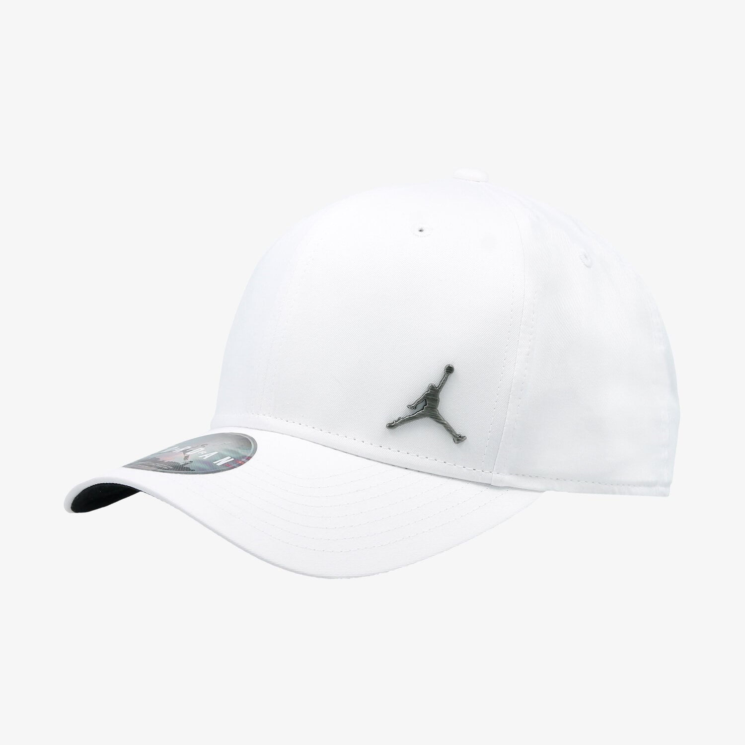 Czapka z daszkiem dla dzieci JORDAN CZAPKA CLC99 METAL JUMPMAN 899657-100 BIAŁY