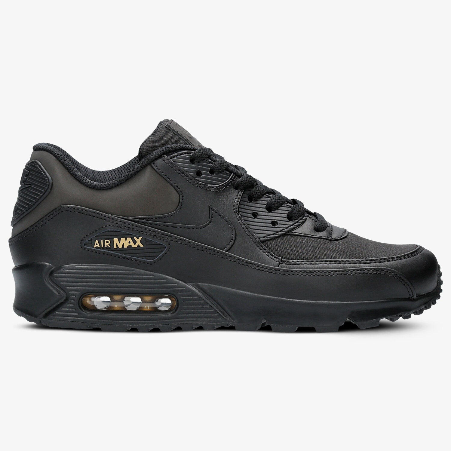 Buty sneakersy męskie NIKE AIR MAX 90 PREMIUM 700155011 CZARNY