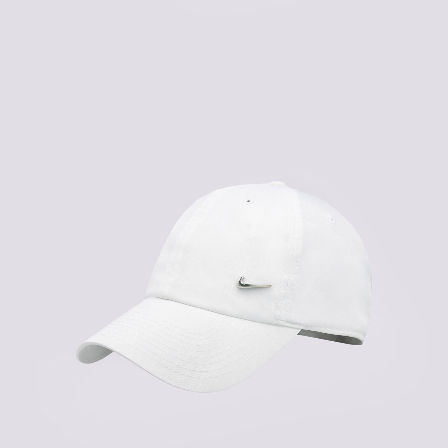 Czapka z daszkiem dla dzieci NIKE CZAPKA UNISEX SPORTSWEAR HERITAGE86 CAP 943092-100 BIAŁY