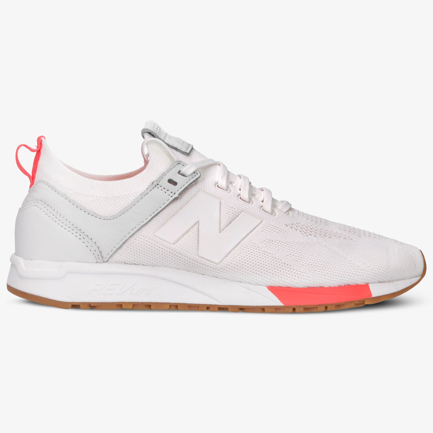 Buty sneakersy męskie NEW BALANCE MRL247DE MRL247DE BIAŁY