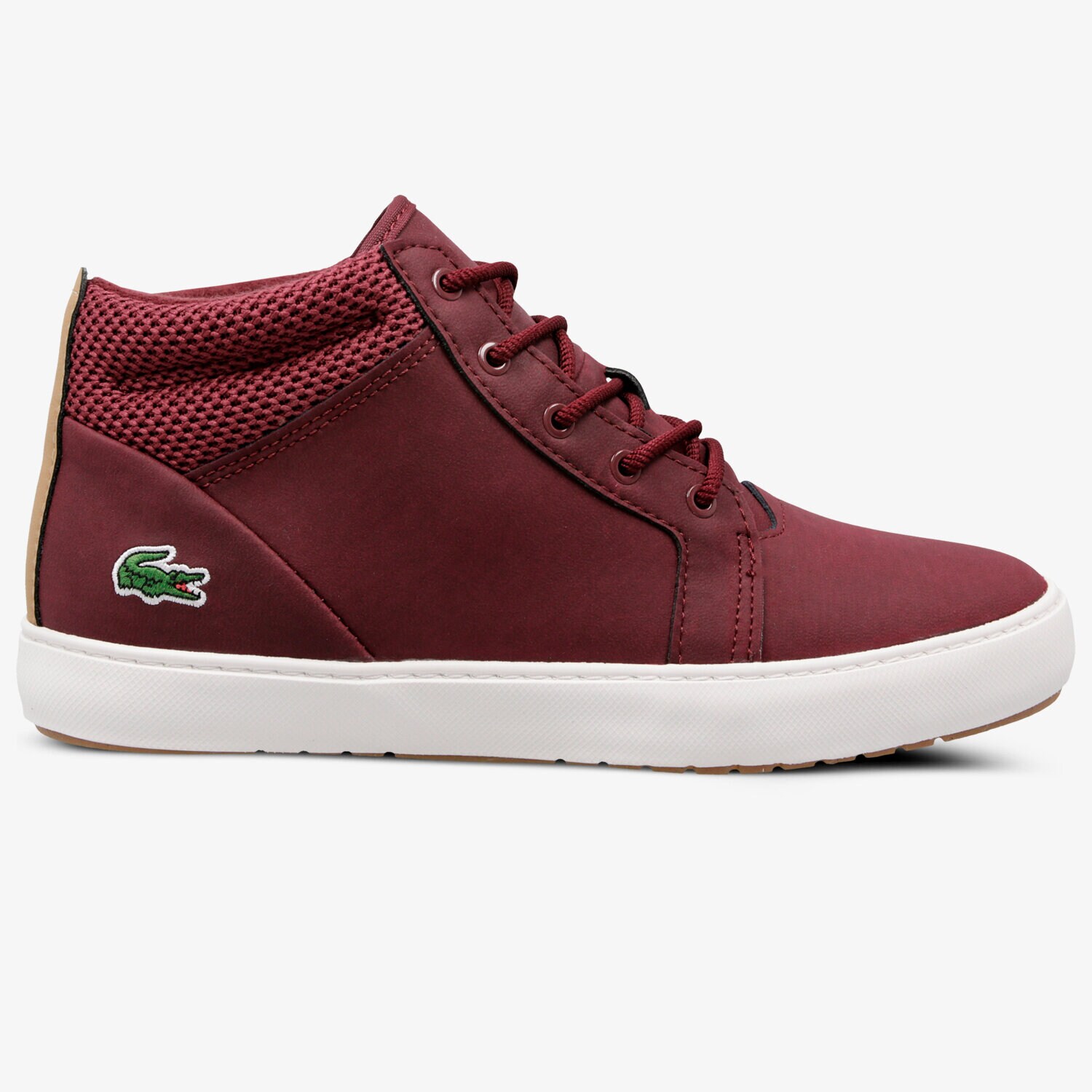 Damskie trampki, tenisówki LACOSTE AMPTHILL 318 1 736CAW00033C9 BORDOWY