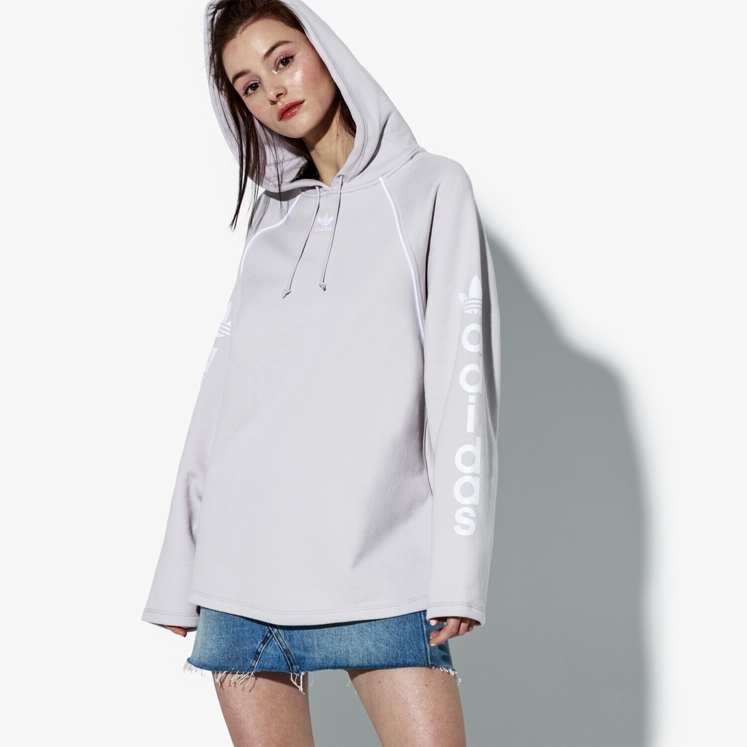 Bluza damska ADIDAS BLUZA HOODIE MONTHLY PACKS DH4709 FIOLETOWY