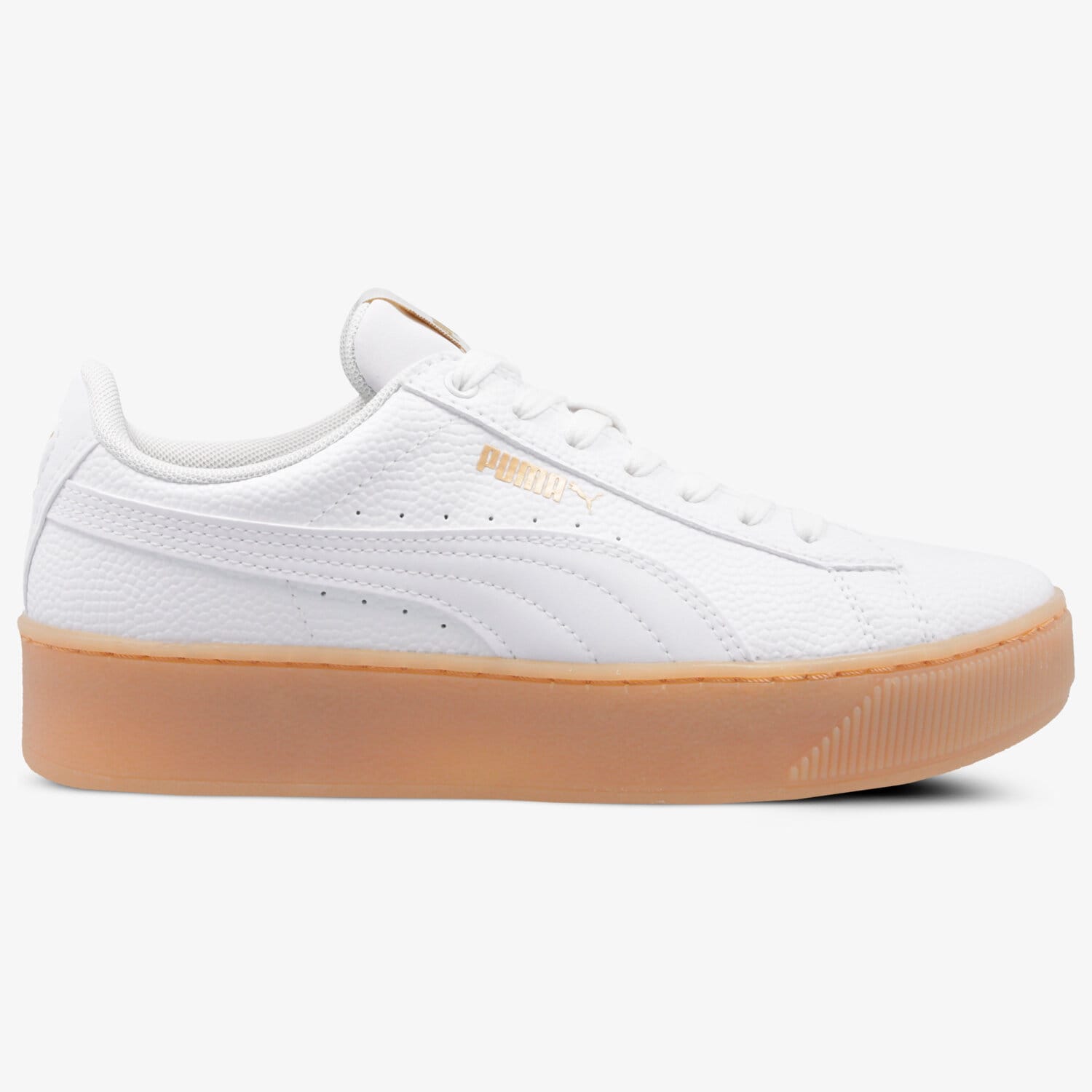 Buty sneakersy damskie PUMA VIKKY PLATFORM BSQ 36680501 BIAŁY