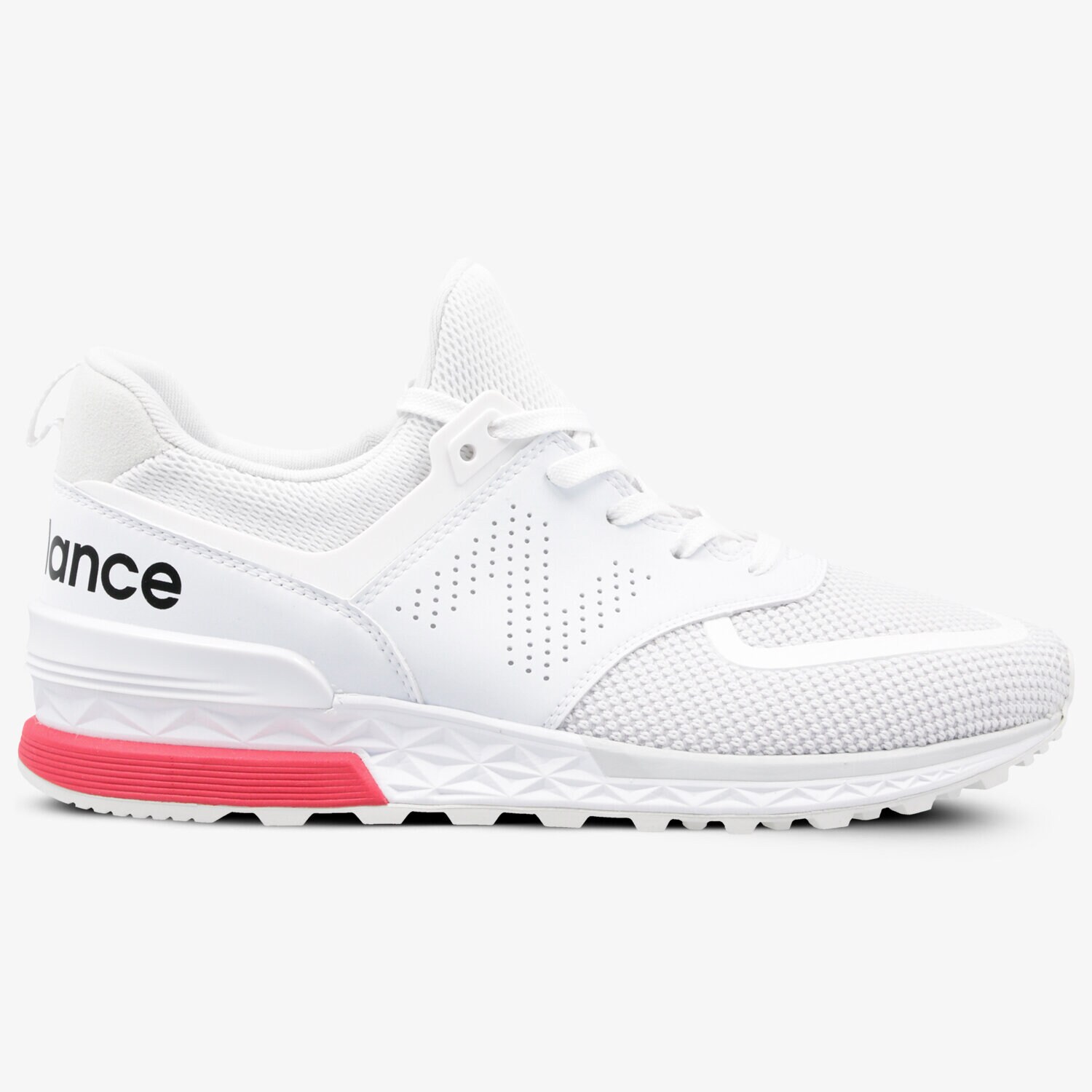 Buty sneakersy męskie NEW BALANCE MS574PCW MS574PCW BIAŁY