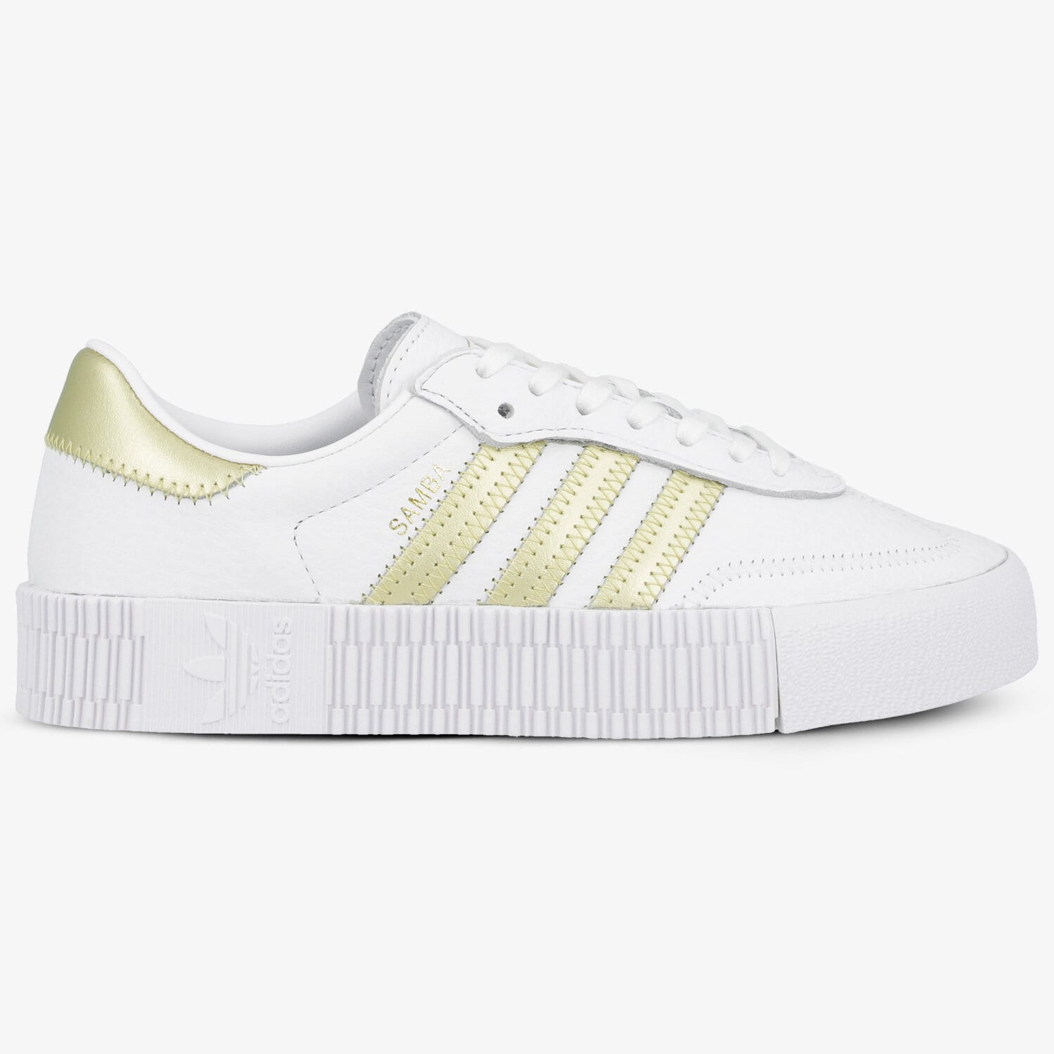 Buty sneakersy damskie ADIDAS SAMBAROSE W EE4681 BIAŁY