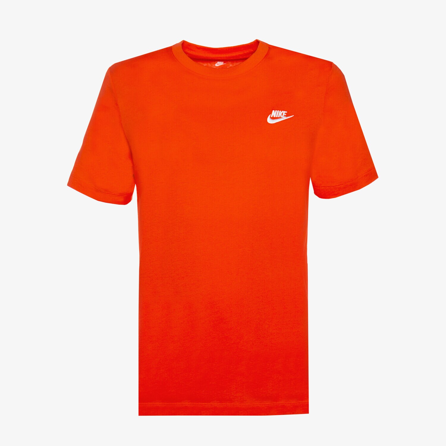 Koszulka, t-shirt sportowy męski NIKE T-SHIRT SPORTSWEAR CLUB AR4997-891 POMARAŃCZOWY