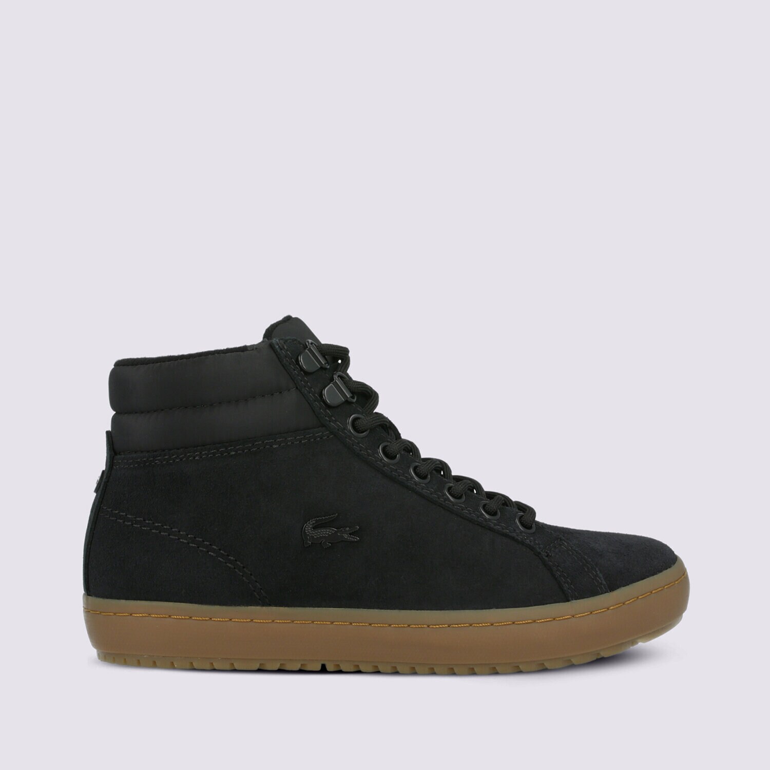Damskie trampki, tenisówki LACOSTE STRAIGHTSET INSULATEC 3192 CFA 738CFA0044421 CZARNY