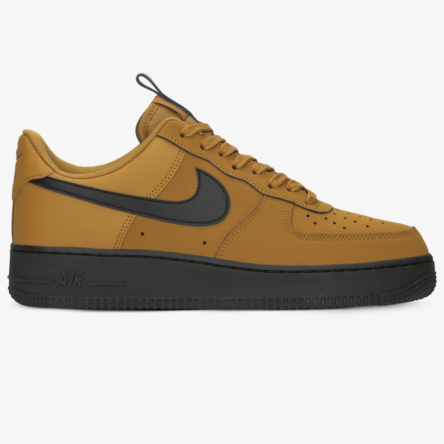 Buty sneakersy męskie NIKE AIR FORCE 1 '07 BQ4326-700 BRĄZOWY