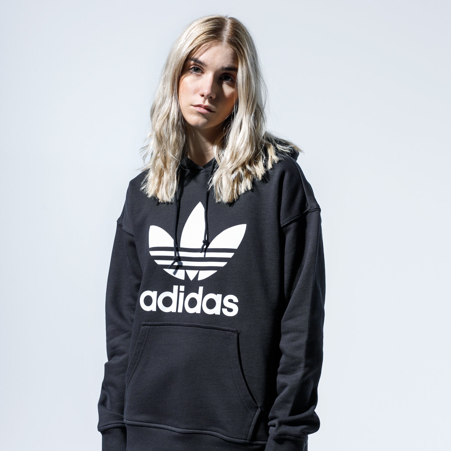 Bluza damska ADIDAS BLUZA Z KAPTUREM TRF HOODIE FM3307 CZARNY