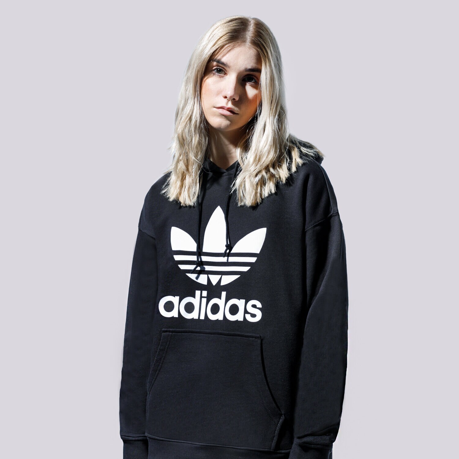 Bluza damska ADIDAS BLUZA Z KAPTUREM TRF HOODIE FM3307 CZARNY