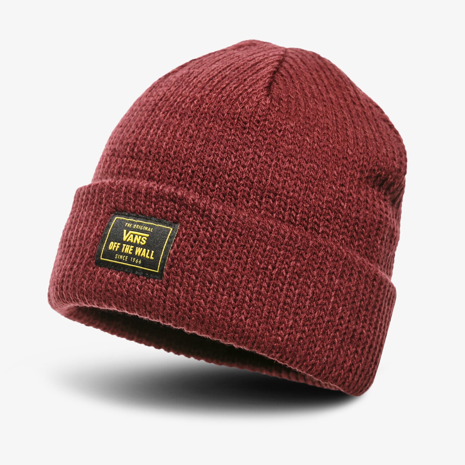 Czapka zimowa dla dzieci VANS CZAPKA ZIMOWA BRUCKNER CUFF BEANIE VN0A3I5L4QU1 BORDOWY
