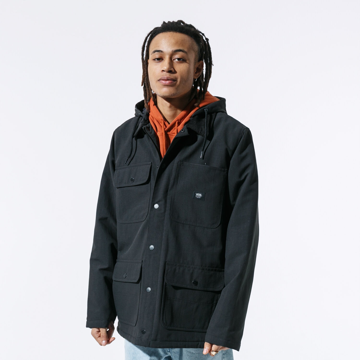 Kurtka zimowa męska VANS KURTKA DRILL CHORE COAT MTE VN0A45APBLK1 CZARNY