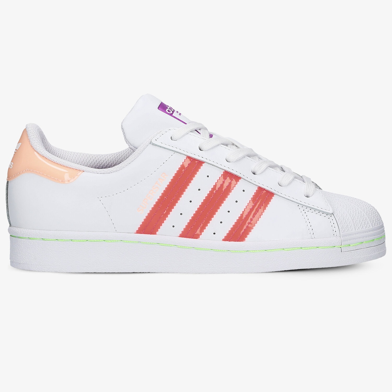 Buty sneakersy damskie ADIDAS SUPERSTAR W  FW2502 BIAŁY