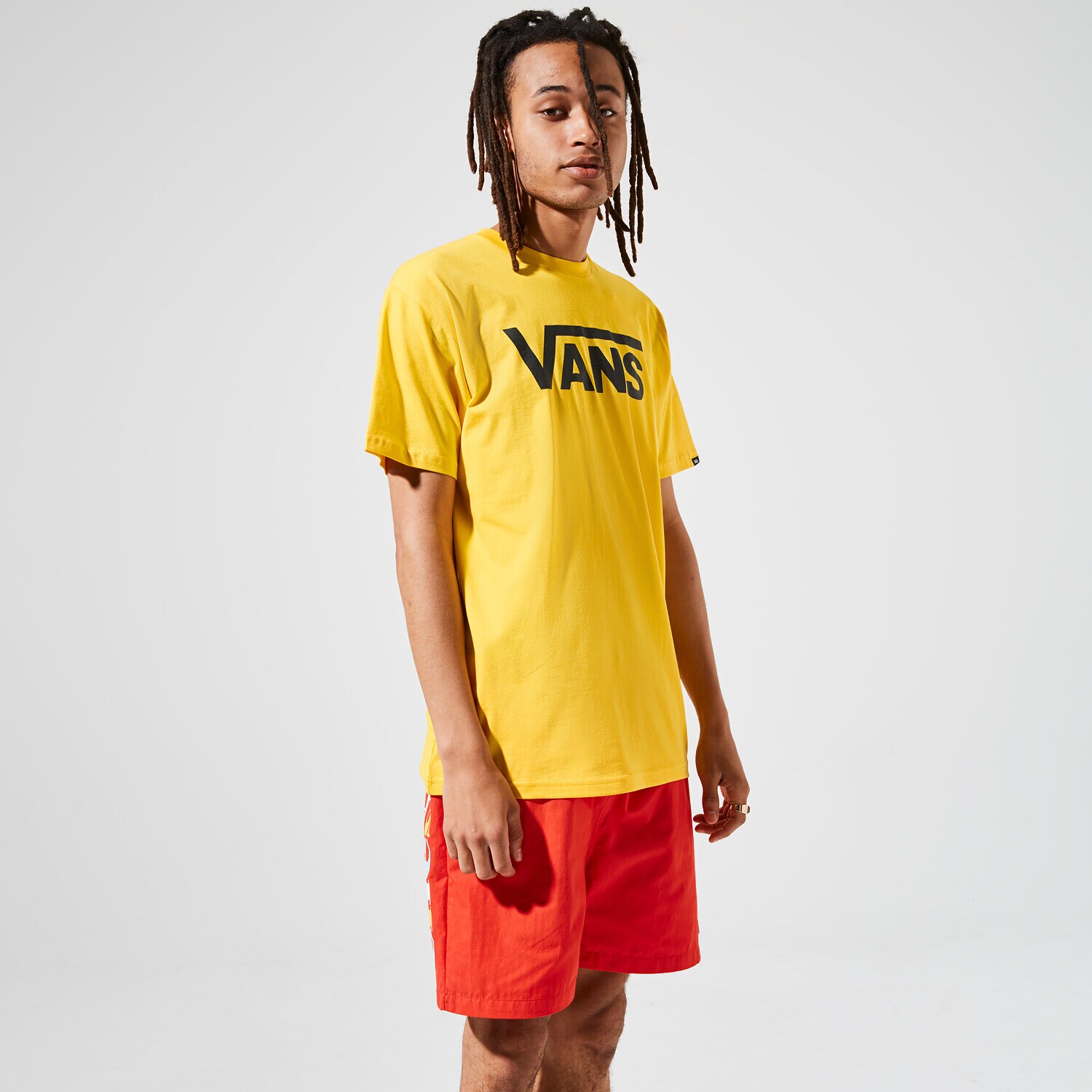 Koszulka, t-shirt sportowy męski VANS T-SHIRT VANS CLASSIC VN000GGG85W1 ŻÓŁTY