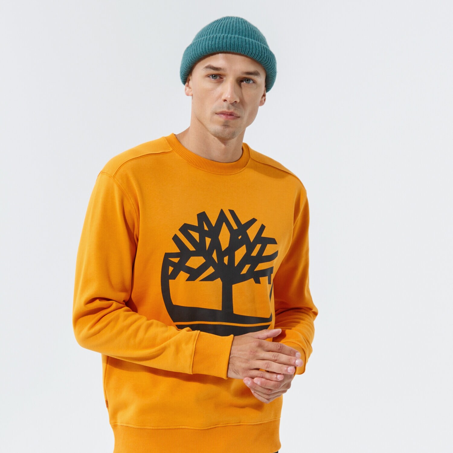 Bluza męska TIMBERLAND BLUZA YC CORE TREE LOGO CREW NECK SWEATSHIRT TB0A2BJ8AR81 Neon różowy