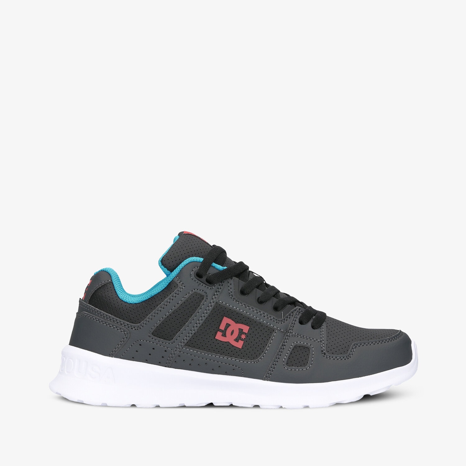 Buty sneakersy męskie DC STAG LITE ADYS100597XKSB SZARY
