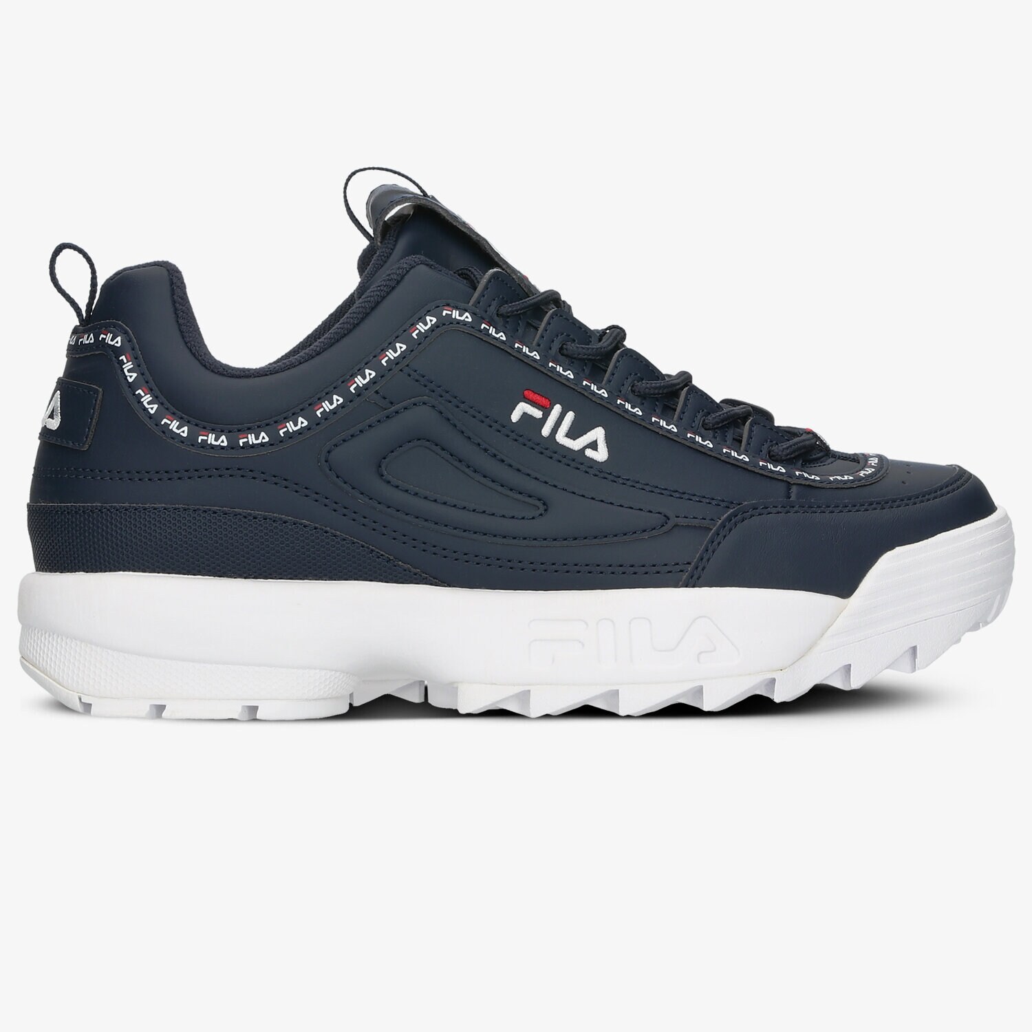 Buty sneakersy męskie FILA DISRUPTOR LOGO M 101098121N GRANATOWY