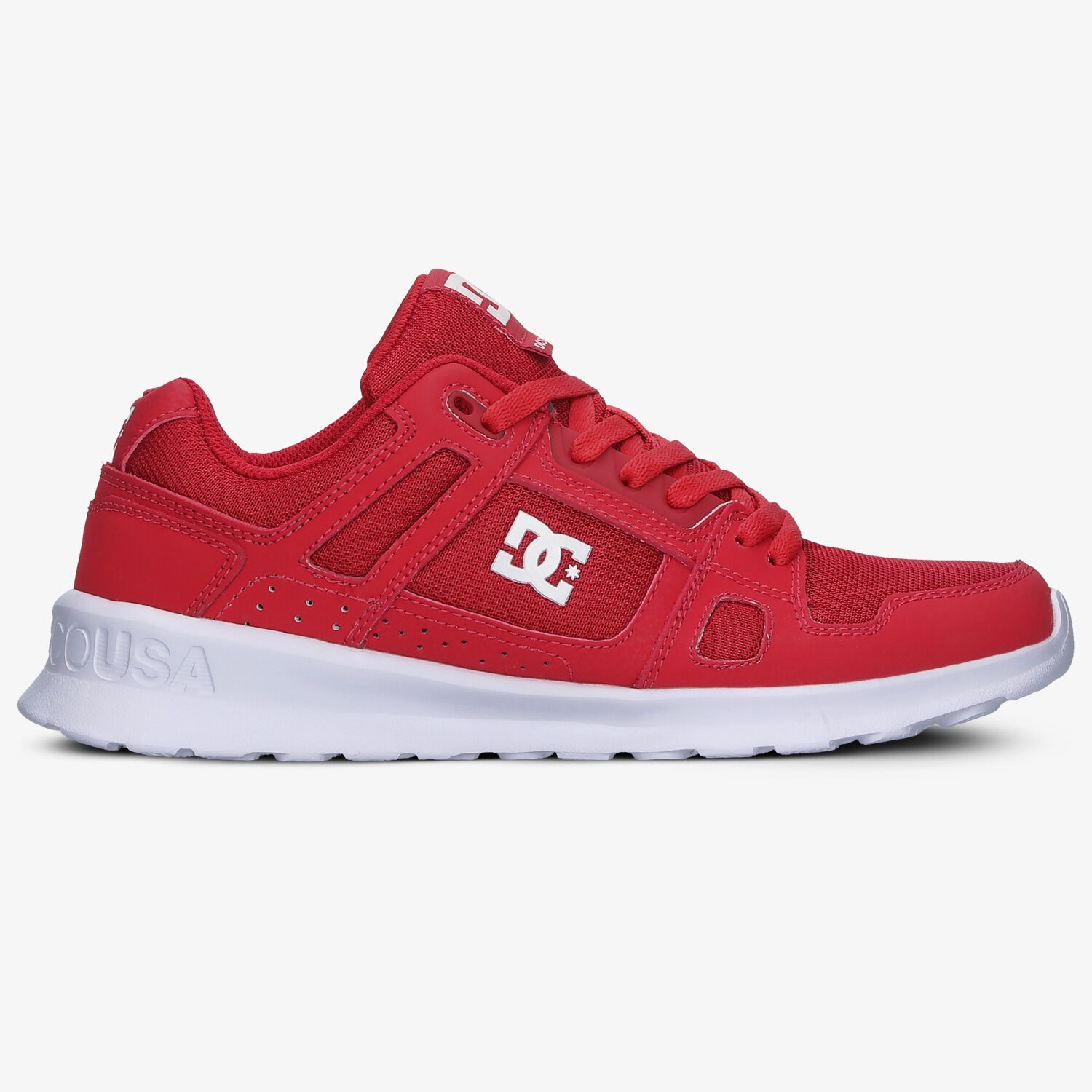 Buty sneakersy męskie DC STAG LITE ADYS100578RW2 CZERWONY