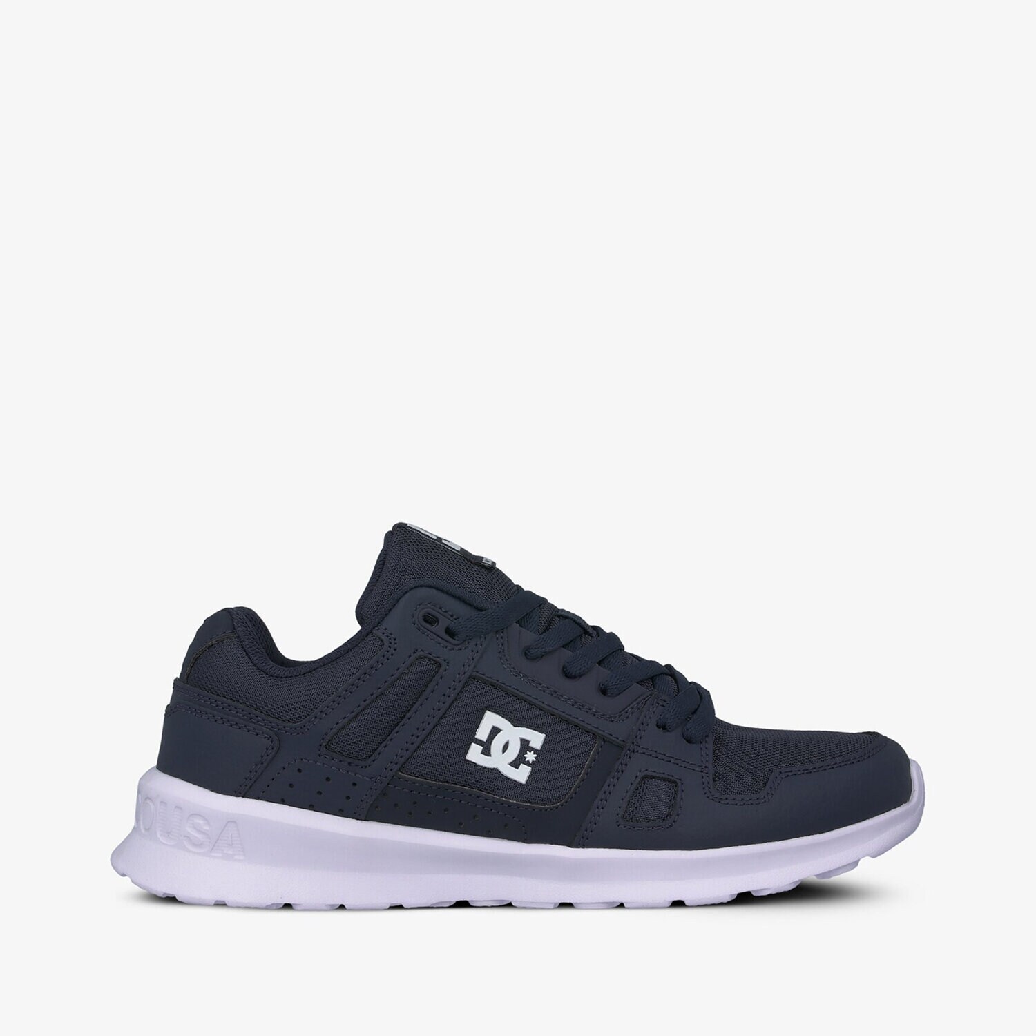 Buty sneakersy męskie DC STAG LITE ADYS100578NWH GRANATOWY