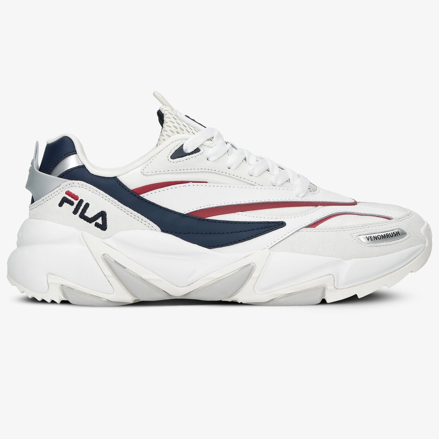 Buty sneakersy męskie FILA VENOMRUSH 101105795P BIAŁY